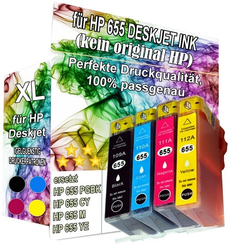 Tintenpatronen für 655 - 4,